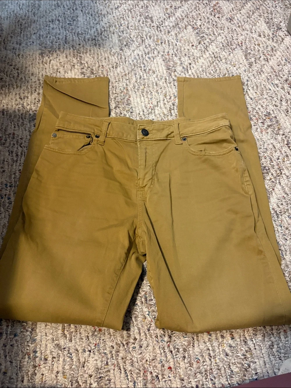American Eagle Outfitters Men’s Tan Straight Slim Jeans